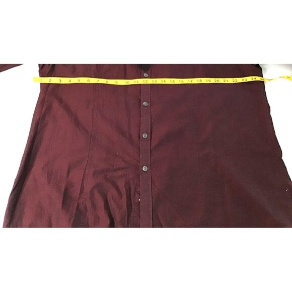 KENNETH COLE REACTION-MENS RED BUTTON-DOWN LONG SLEEVE 100% COTTON SIZE XX-LARGE - Picture 5 of 7